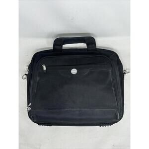 Dell Computer Laptop Briefcase Shoulder/Messenger Nylon Bag Black